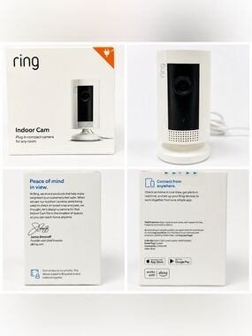 Ring Indoor Cam – Brand New, Sealed in Box – White
